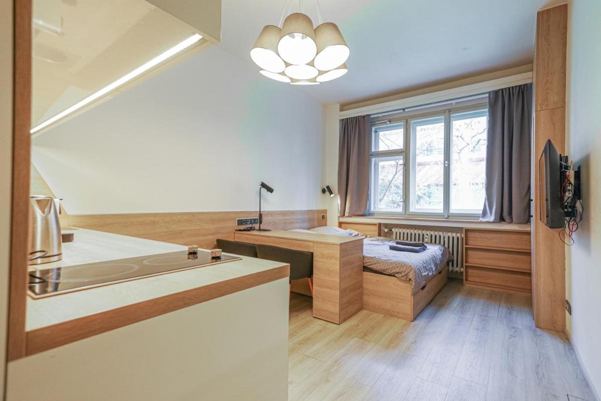 Business Studio Andel, 10 Min To Centre, Netflix, Paid Parking Prague Extérieur photo